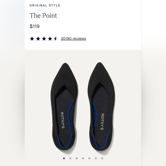Rothys pointed toe - Picture 1 of 3